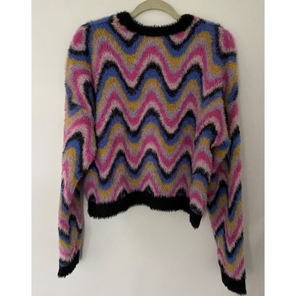 THE Ragged Priest Fluffy Knitted Sonic Jumper Sweater Sz S - Picture 3 of 12